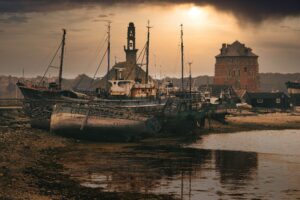 Schiffsfriedhof in Camaret sur mer, Bretagne