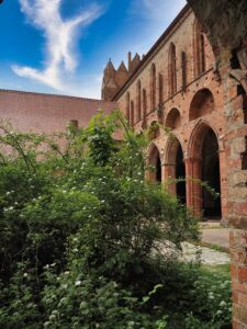 Kreuzgang und Kirchenseite